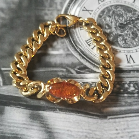 Beautiful VTG Genuine Amber Bracelet - Picture 3 of 8
